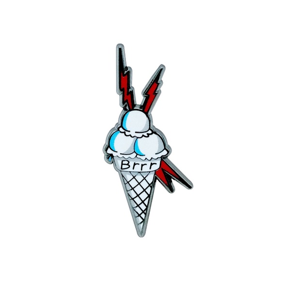 Brrr Lapel Pin - Picture 1 of 2